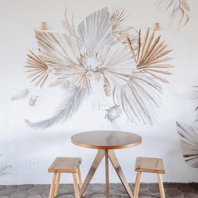 Thistle and Palms Wall Decals Decals Urbanwalls