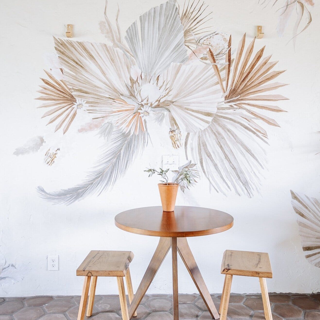 Thistle and Palms Wall Decals Decals Urbanwalls Standard Wall Full Order