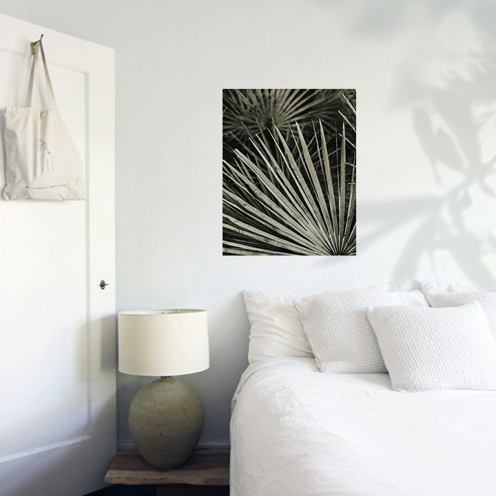Tropical Leaf Art Print Prints Urbanwalls Adhesive Canvas 8" x 10"