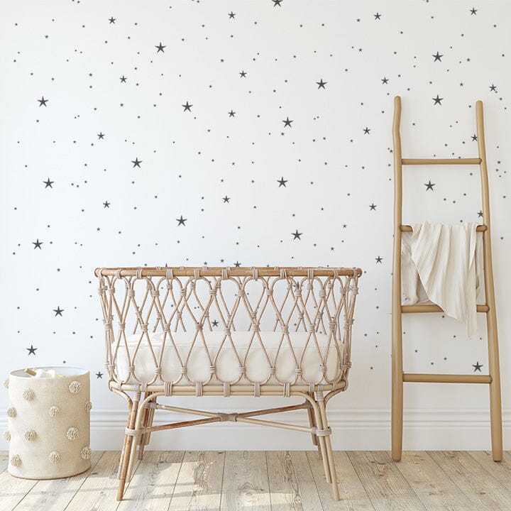 Twinkle Stars Wall Decals Decals Urbanwalls Grey