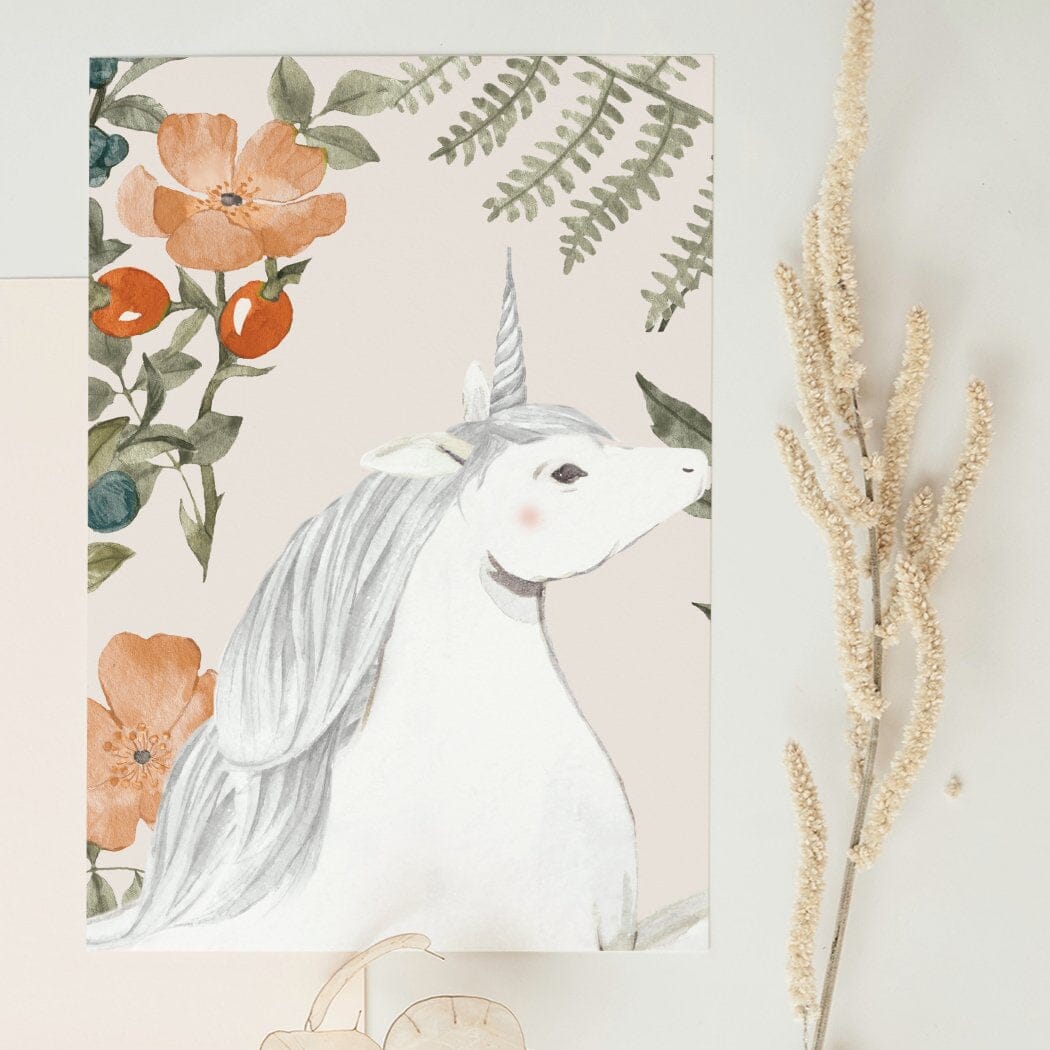 Unicorn Peel and Stick Wallpaper Wallpaper Urbanwalls Standard Wall Pale Pink Sample