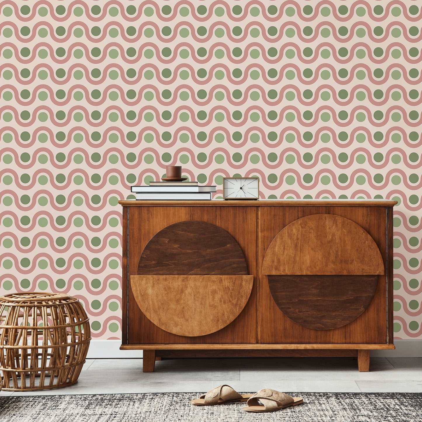 Wave Hello Wallpaper Wallpaper Sunny Circle Studio