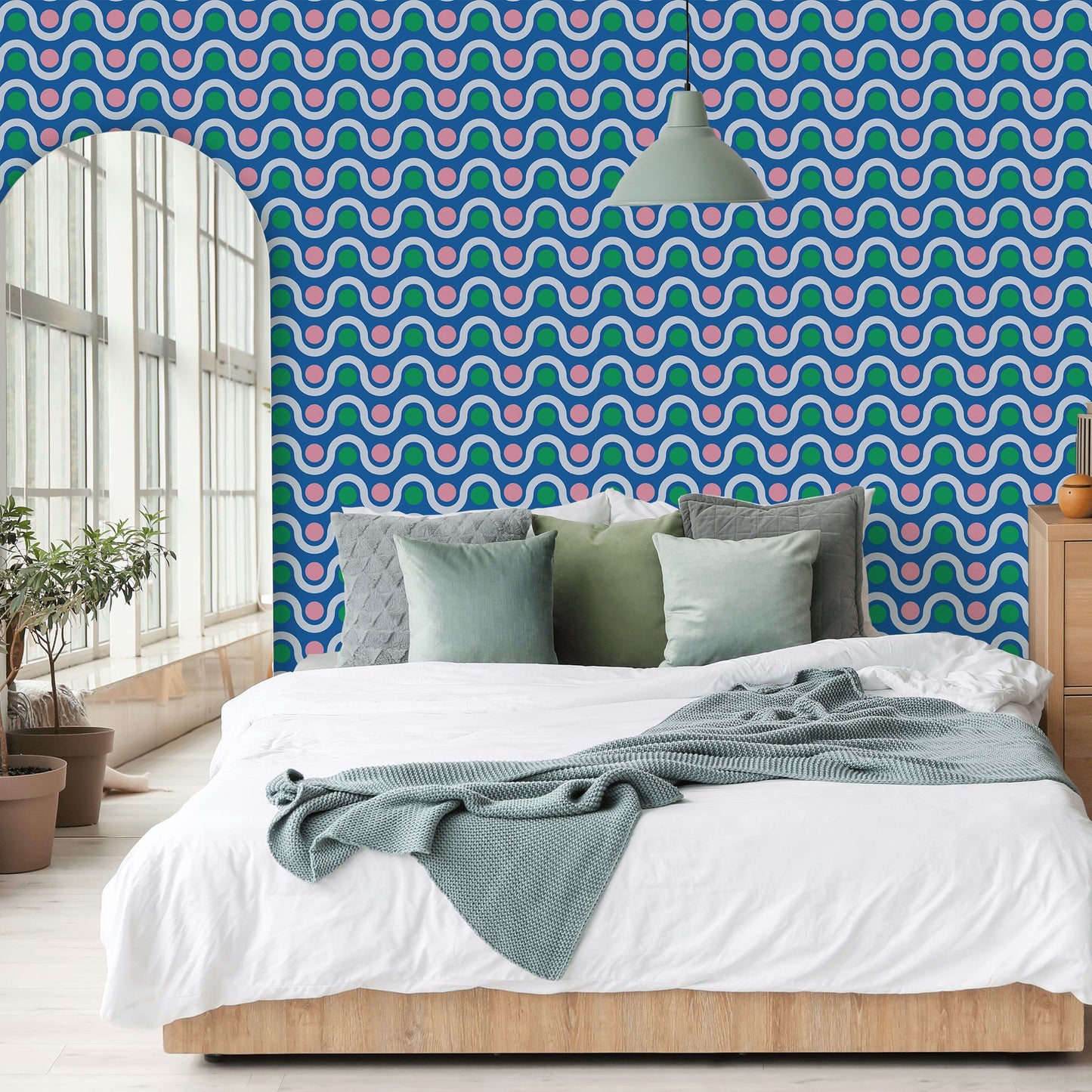 Wave Hello Wallpaper Wallpaper Sunny Circle Studio
