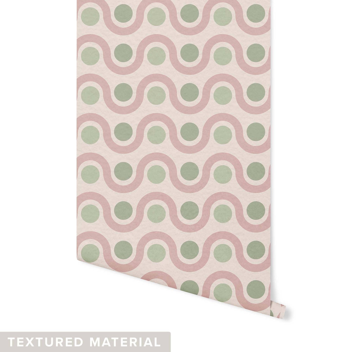 Wave Hello Wallpaper Wallpaper Sunny Circle Studio Textured Wall DOUBLE ROLL : 42” X 4 FEET Elegant