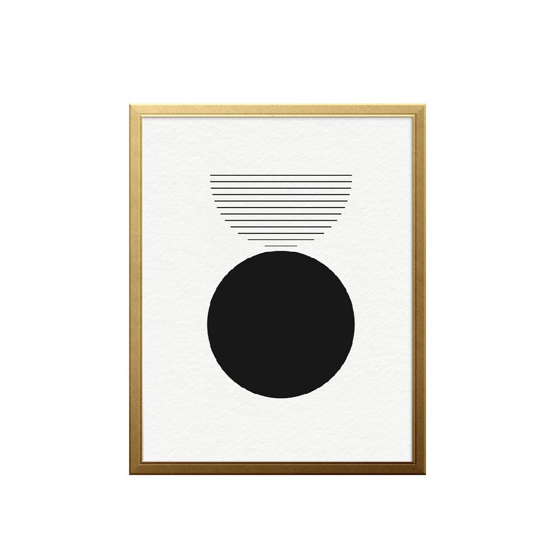 Waxing Moon Art Print Prints Urbanwalls