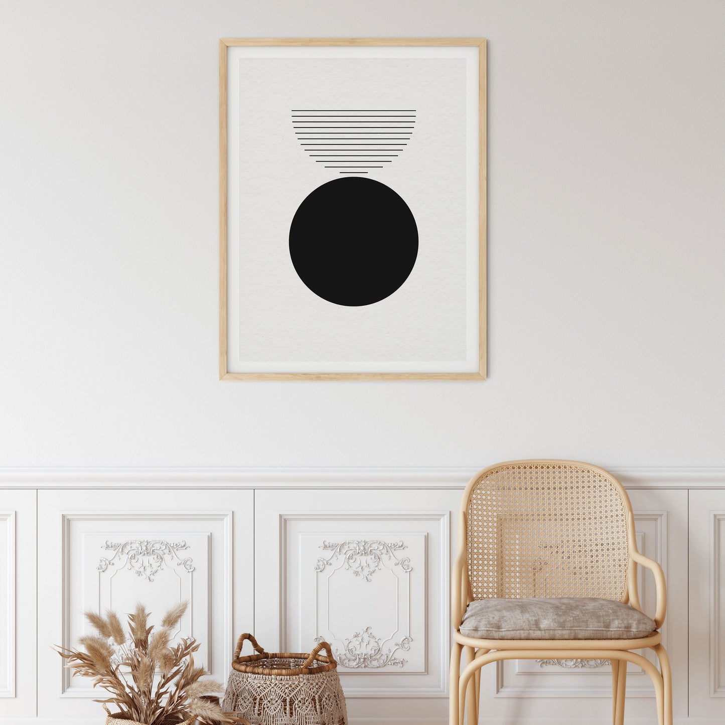Waxing Moon Art Print Prints Urbanwalls Paper 8" x 10"