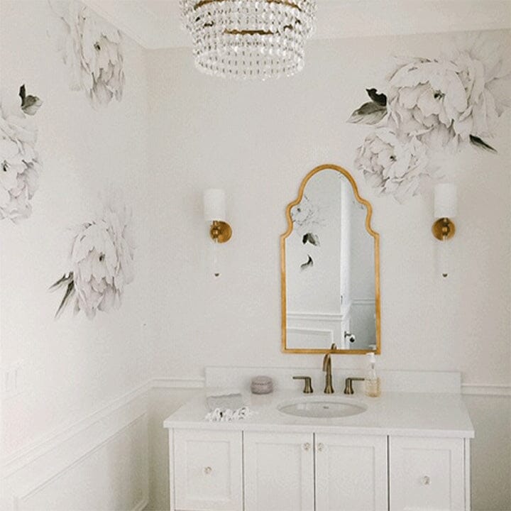 White Peonies Wall Decals Decals Urbanwalls