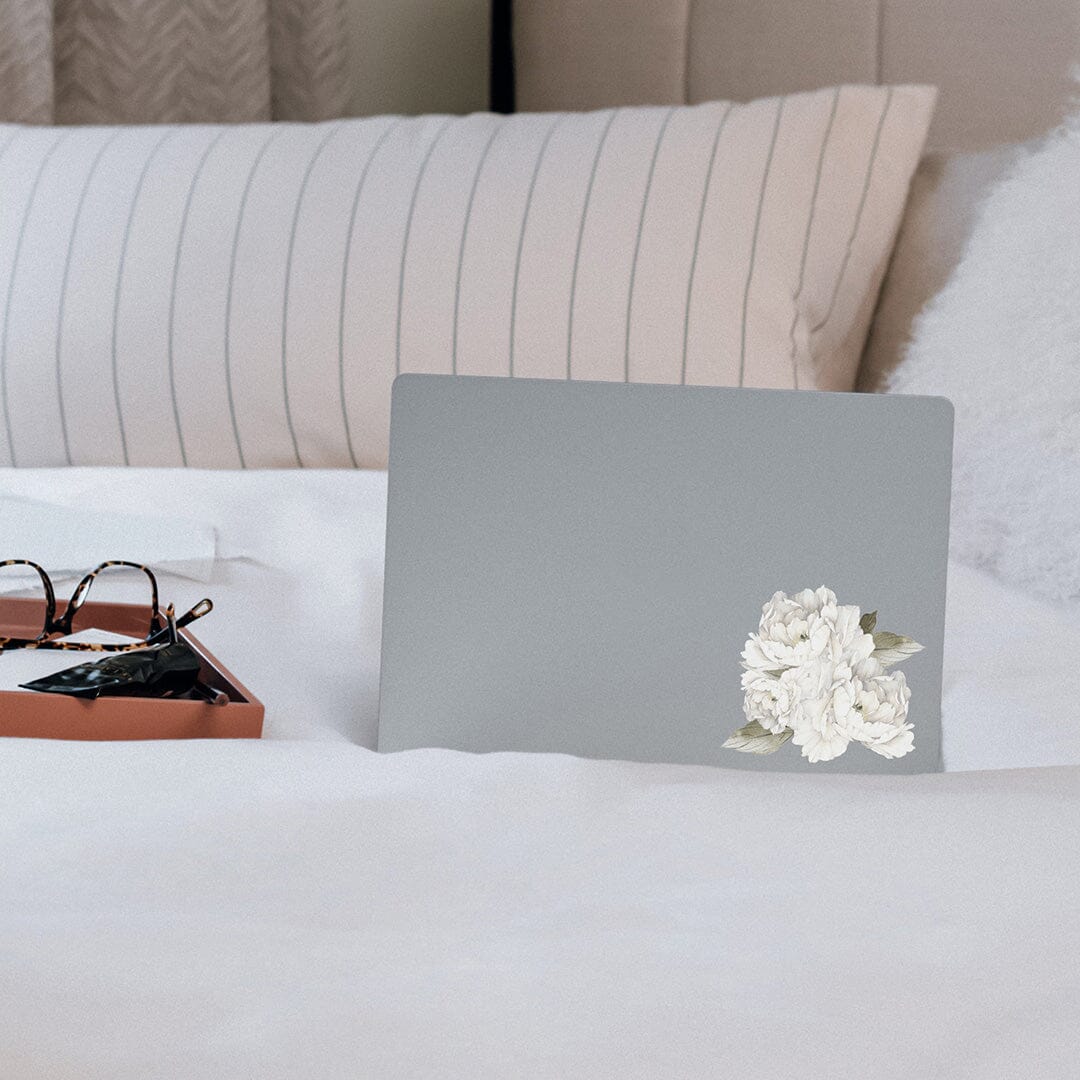 White Peony Wall Decal Clusters Decals Urbanwalls Textured Wall Sample