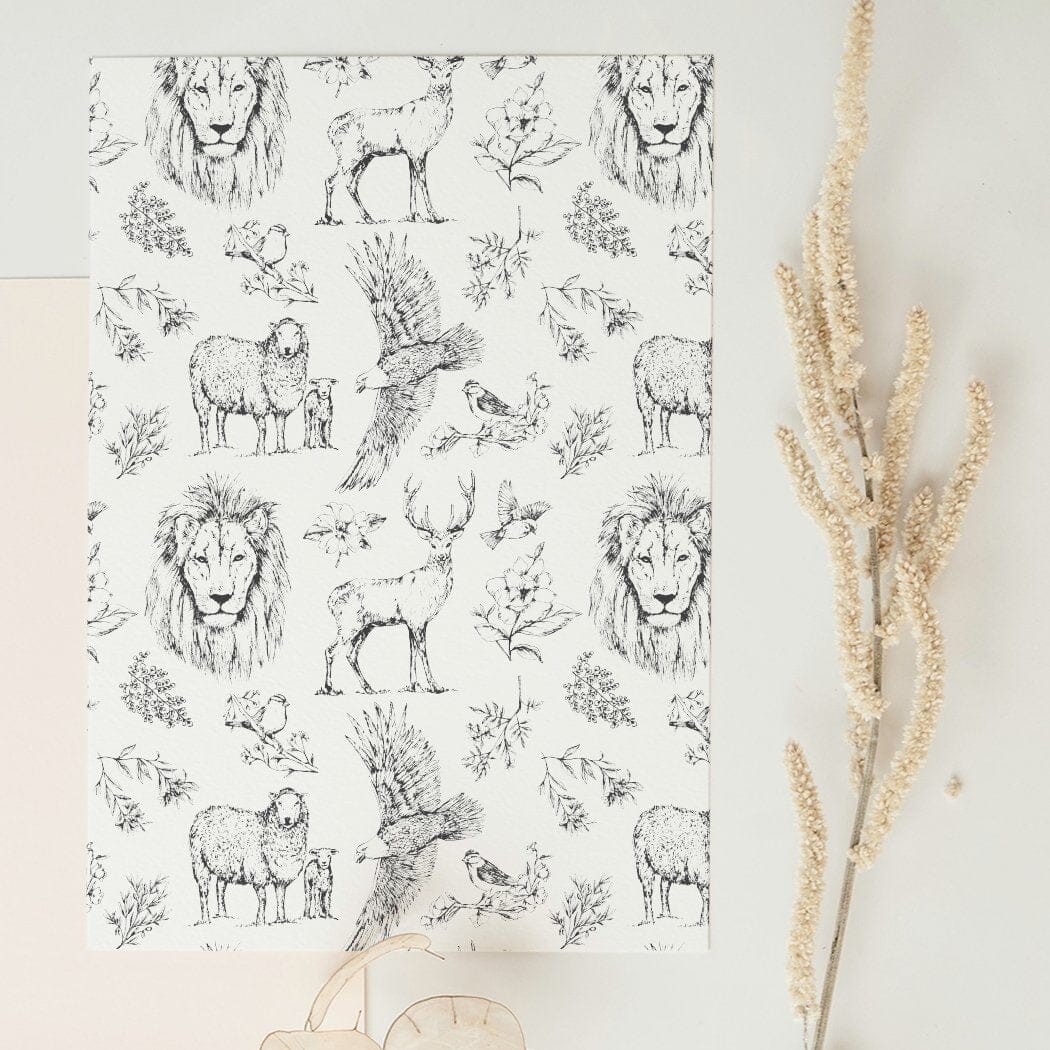 Wildheart Wallpaper Wallpaper Urbanwalls Standard Wall Sample