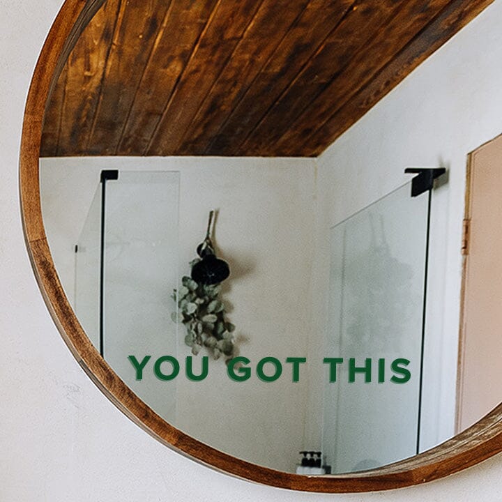 You Got This Mirror Decal Decals Urbanwalls Dark Green