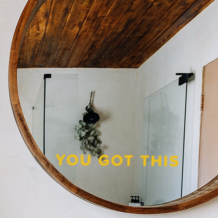 You Got This Mirror Decal Decals Urbanwalls Signal Yellow