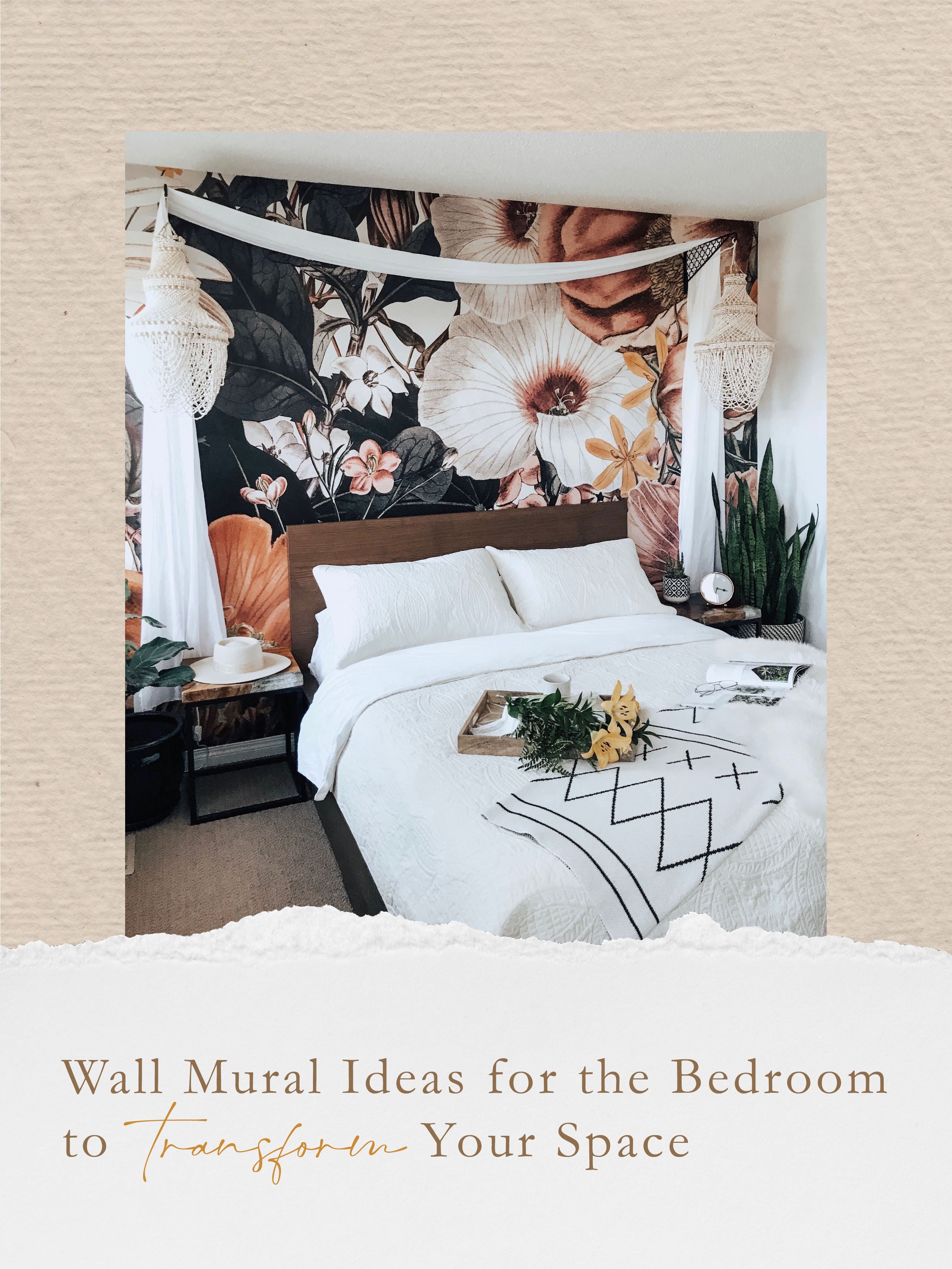 Gorgeous Wall Mural Ideas for a Bedroom