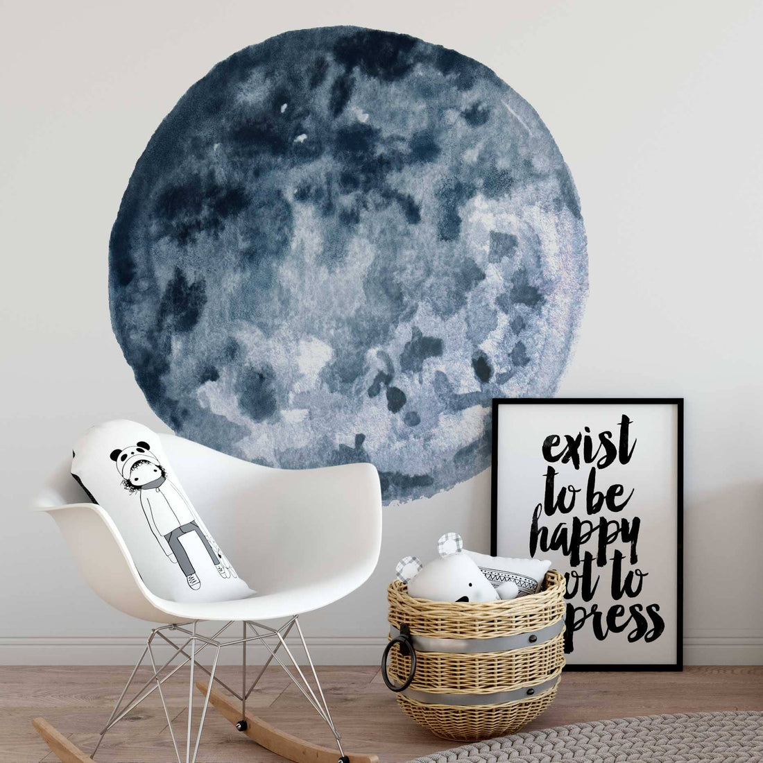 NEW! Watercolor  Planet Decals