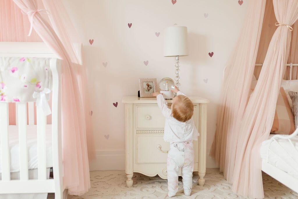 Room Tour: Mini Watercolor Ombre Hearts - in Blush