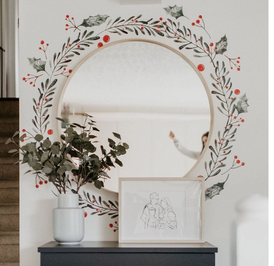 Spread the Holiday Cheer with Christmas-Themed Wall Decals