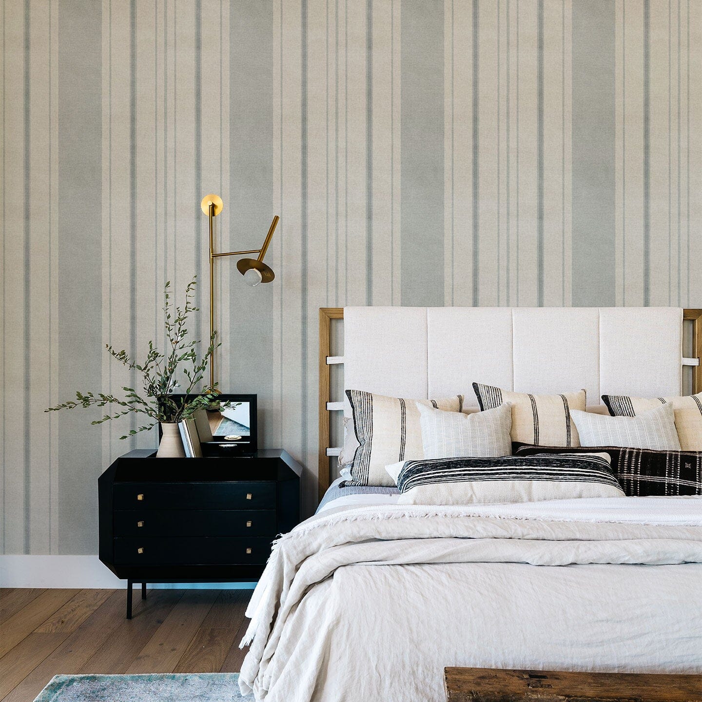 Balanced Stripe Wallpaper Wallpaper Kristen Forgione 