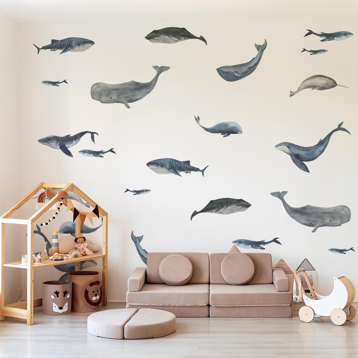 Big Whale Wall Decals Decals Urbanwalls 
