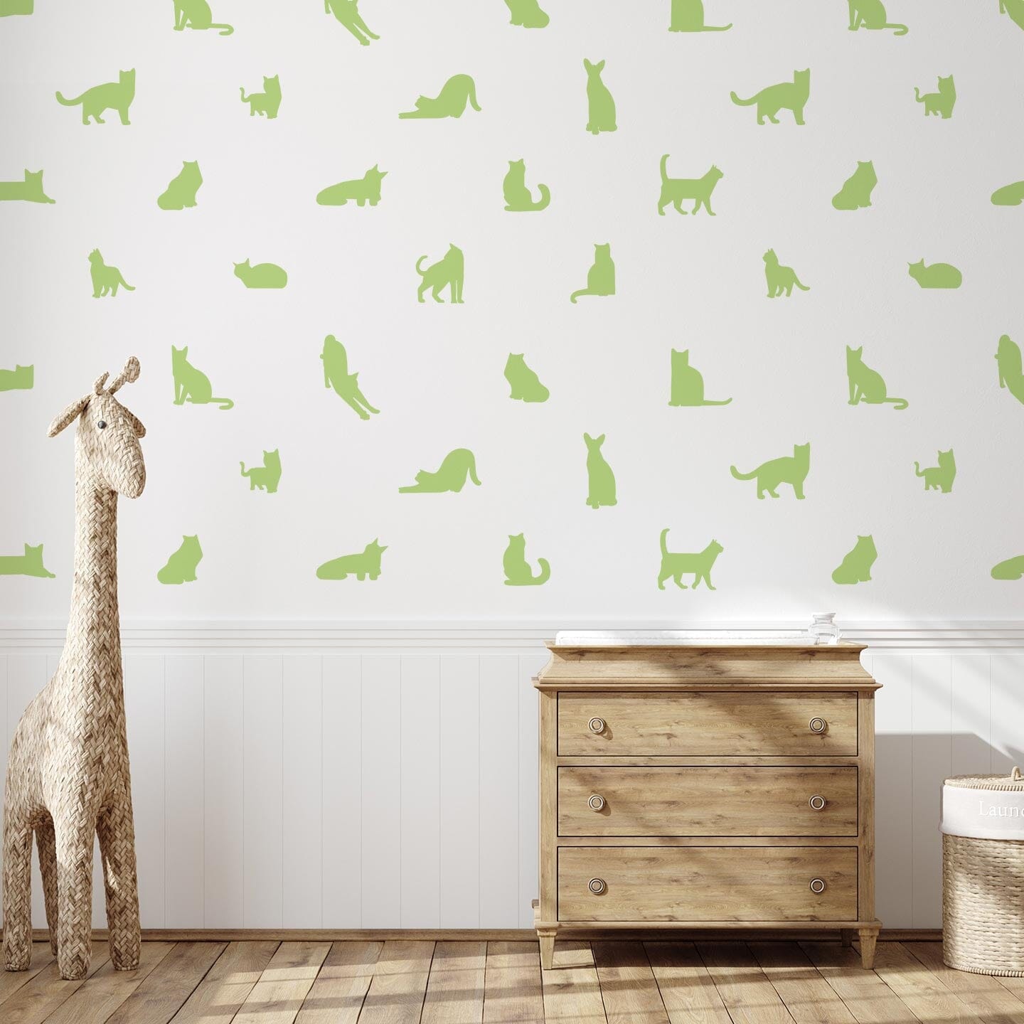 Cat Silhouette Wall Decals Decals Urbanwalls Key Lime 