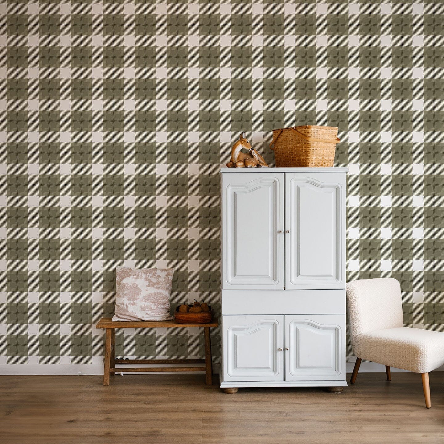 Checkered Charm Wallpaper Wallpaper Urbanwalls 