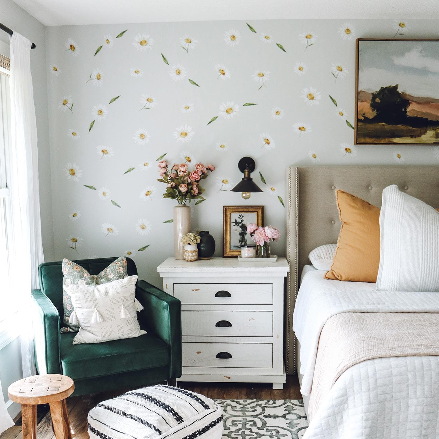 Classic Daisy Wall Decals Decals Urbanwalls 