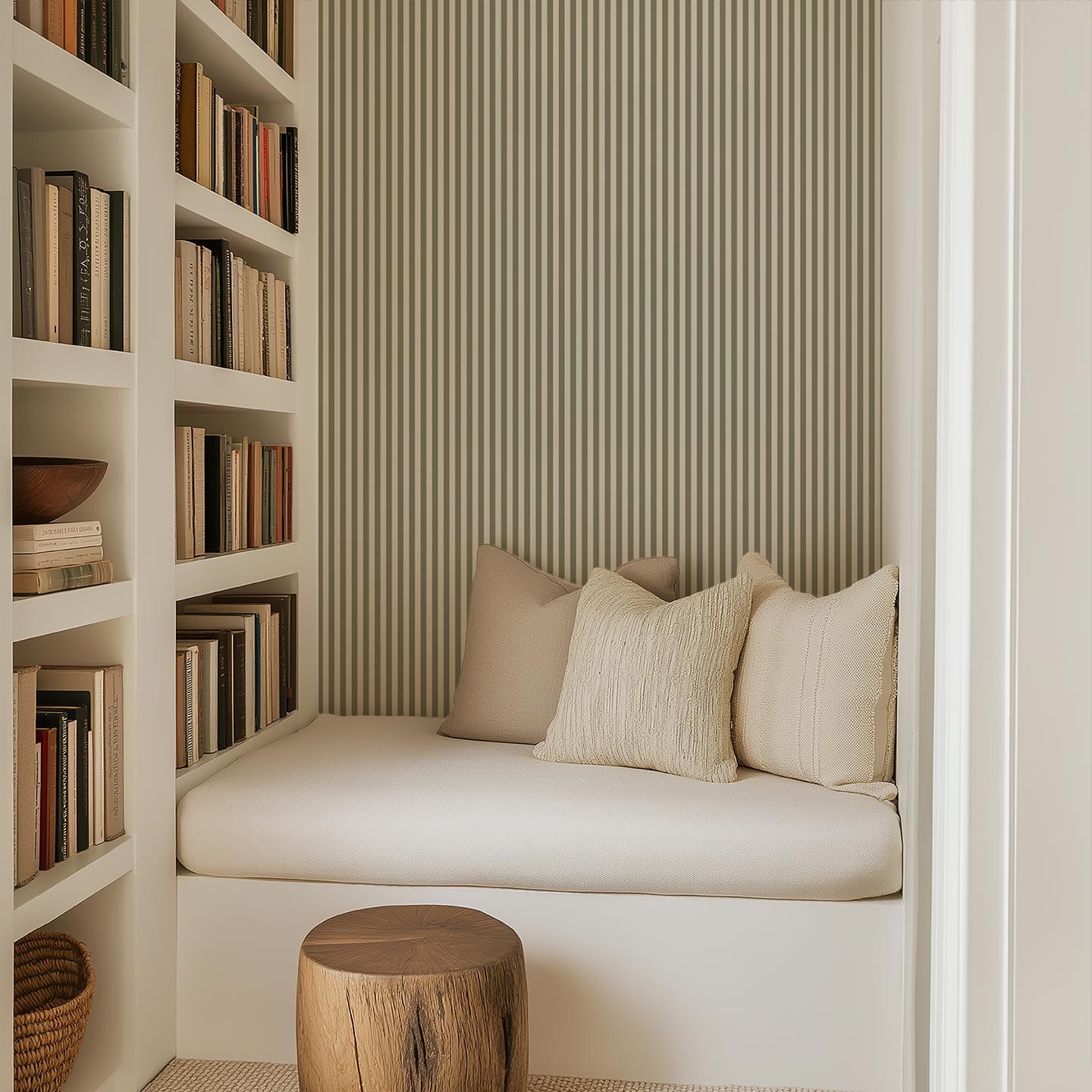 Classic Stripe Wallpaper Wallpaper Michelle Thompson 