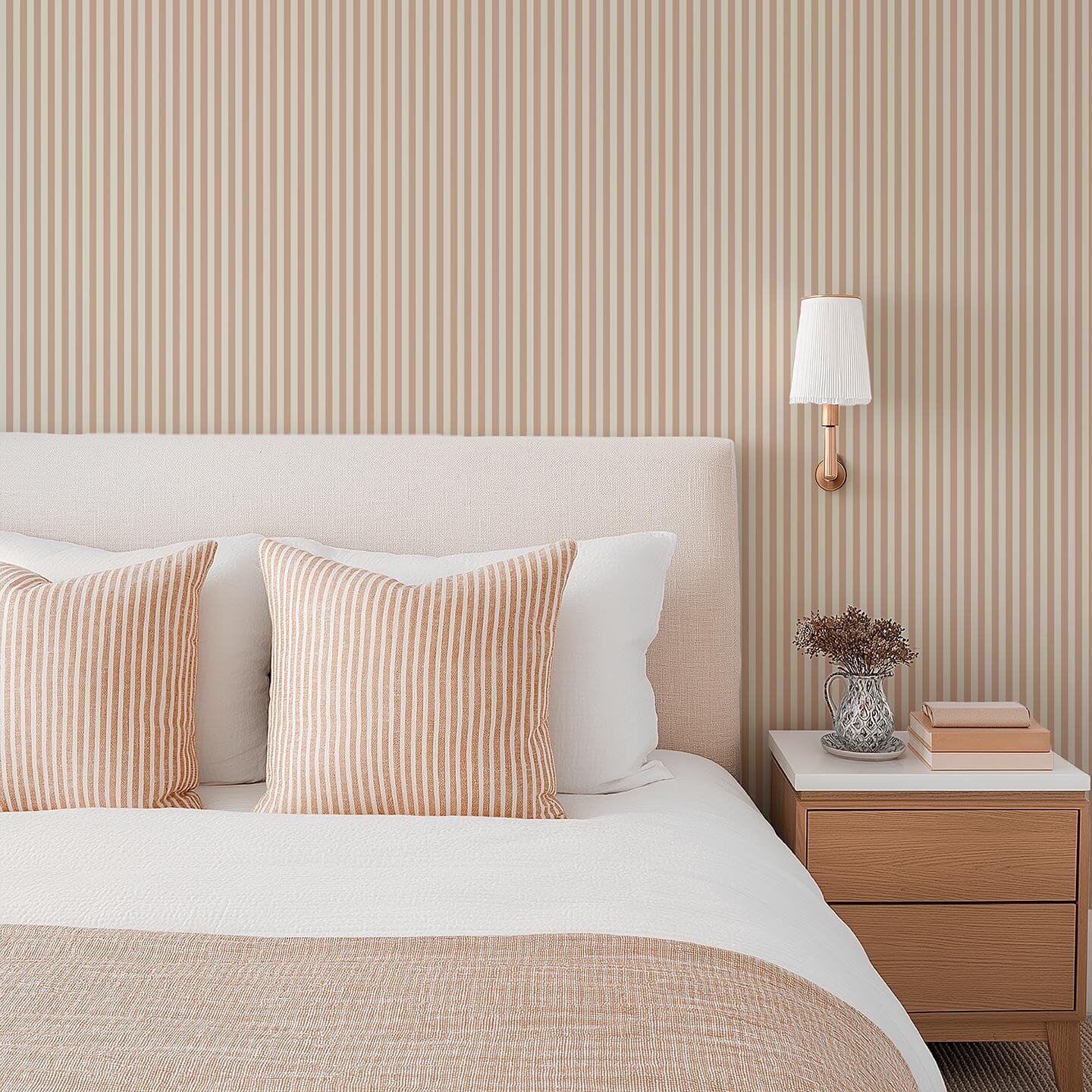 Classic Stripe Wallpaper Wallpaper Michelle Thompson 