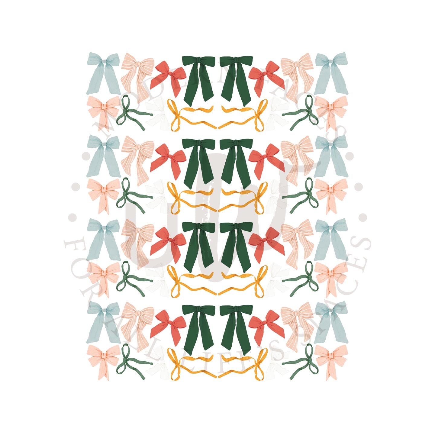 Coquette Bow Wall Decals Decals Urbanwalls Full Wall Pack Vintage 