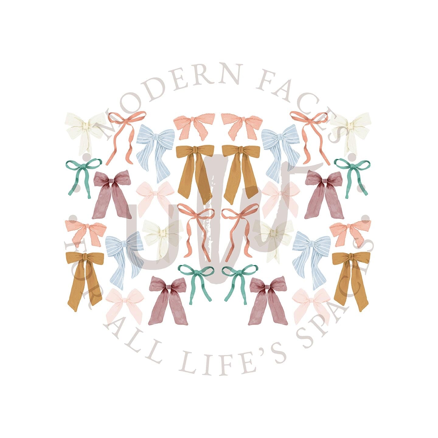 Coquette Bow Wall Decals Decals Urbanwalls Small Space Pack Colorful 