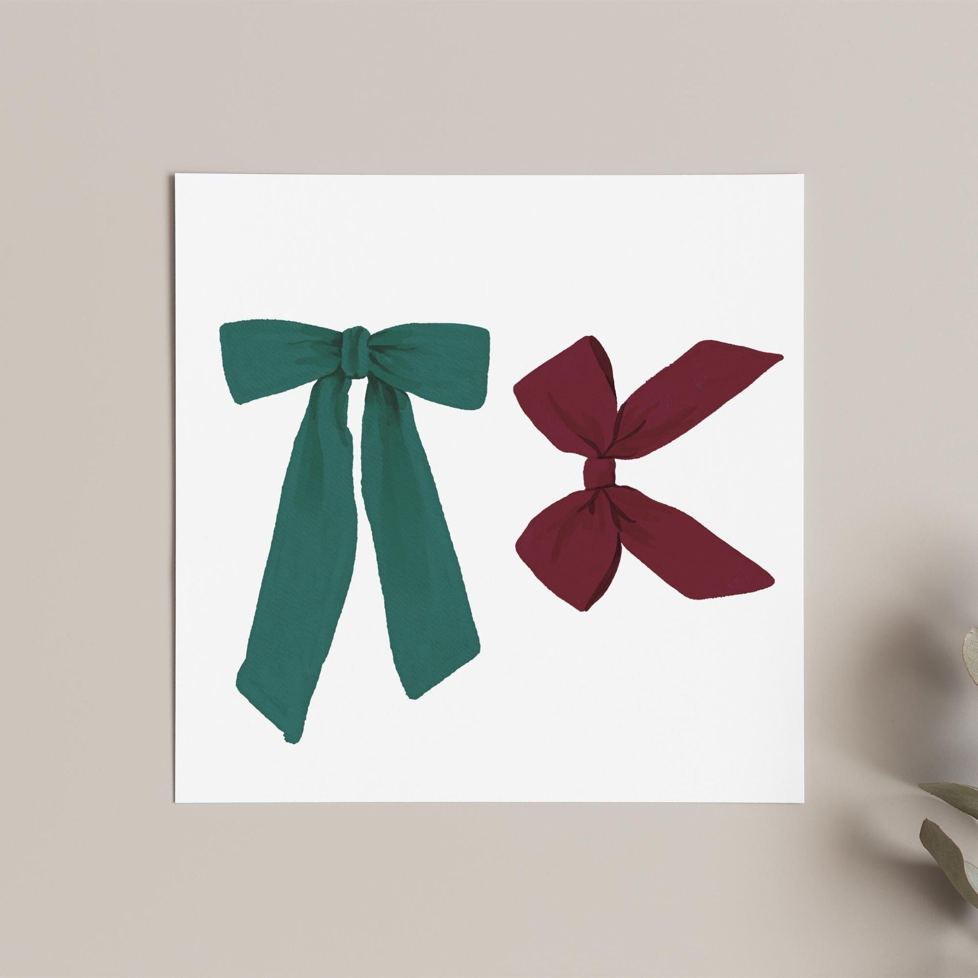 Coquette Bow Wall Decals Decals Urbanwalls Standard Wall Sample Jewel