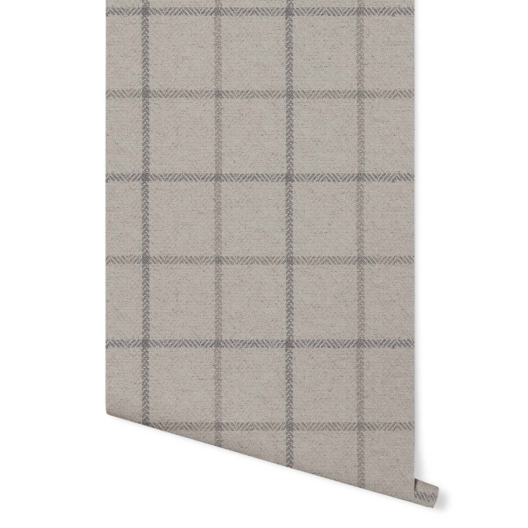 Country Plaid Wallpaper Wallpaper Mia Parres Standard Wall Maple Leaf Brown DOUBLE ROLL : 46" X 4 FEET