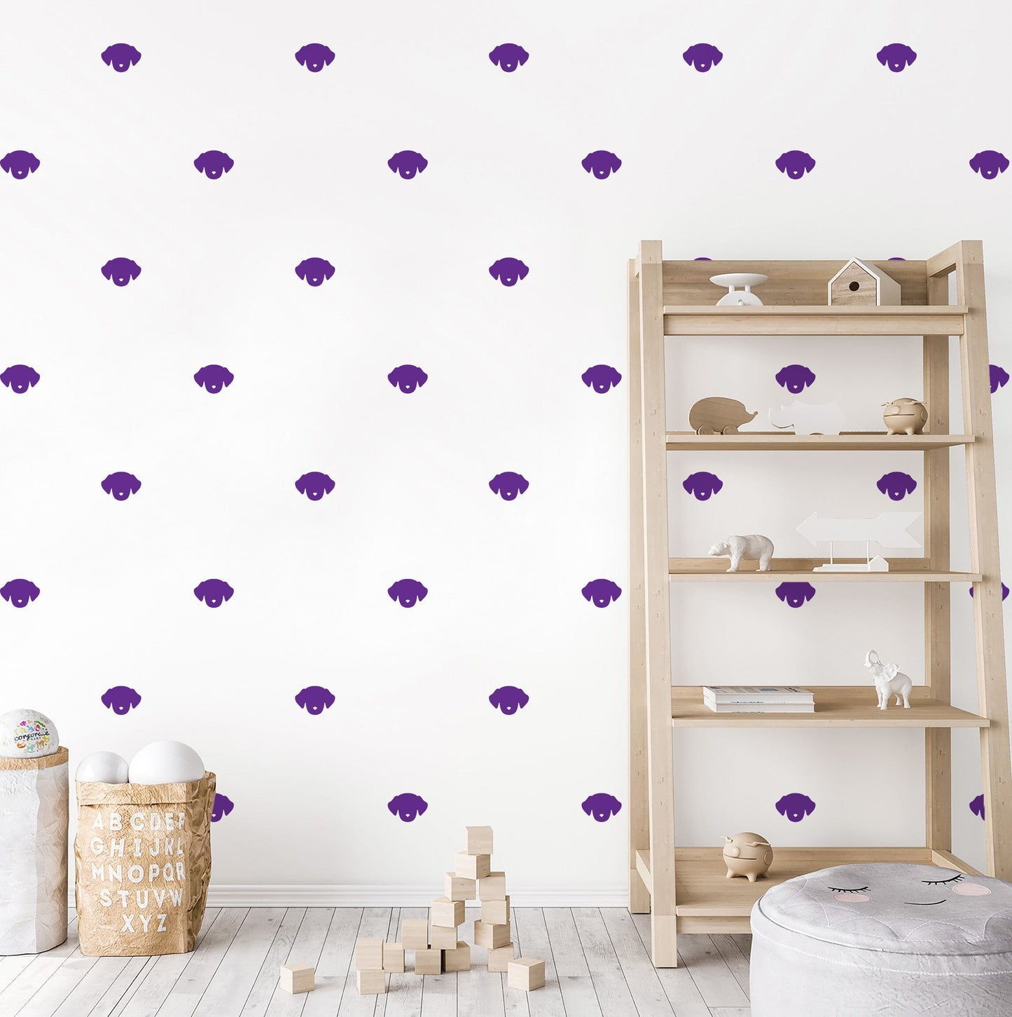 Dog Wall Decals Decals Urbanwalls Purple 