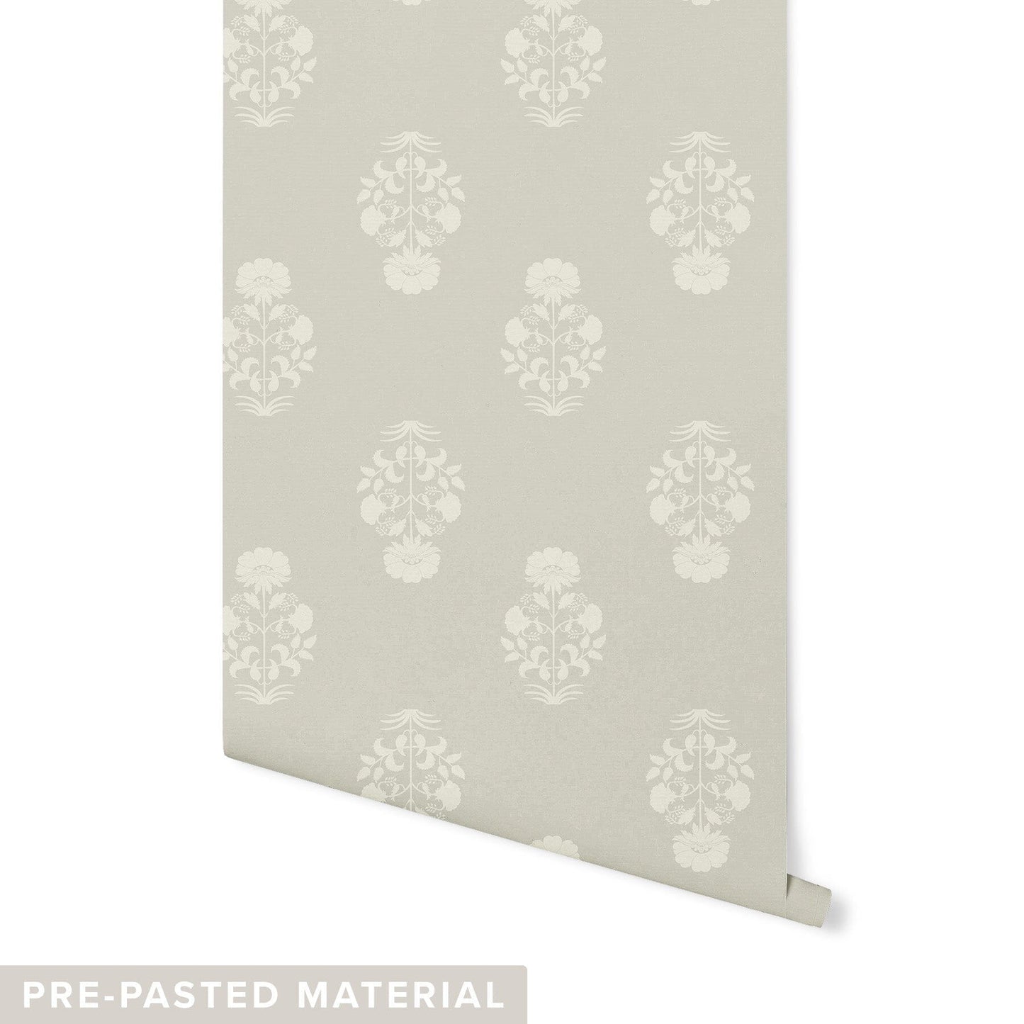 Forest Bouquet Wallpaper Wallpaper Mia Parres Pre-pasted Light Loon DOUBLE ROLL : 46" X 4 FEET