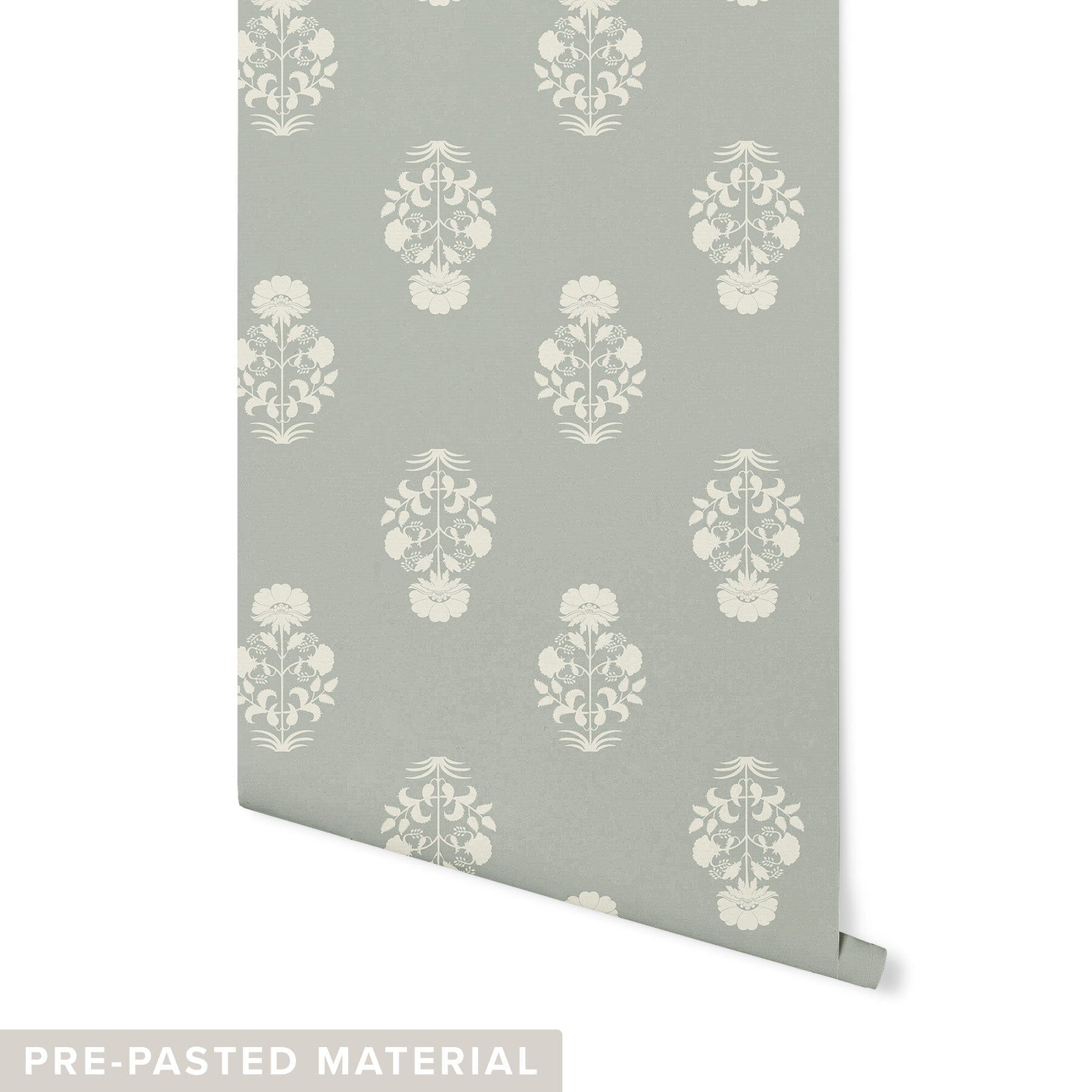 Forest Bouquet Wallpaper Wallpaper Mia Parres Pre-pasted Moss DOUBLE ROLL : 46" X 4 FEET