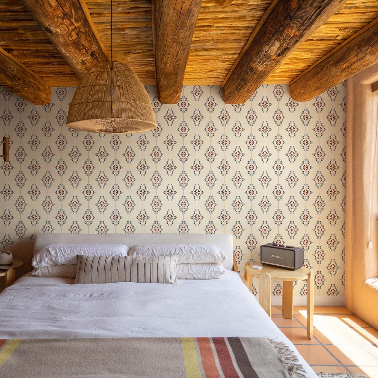 Geometric Textile Wallpaper Wallpaper Coley Arnold 