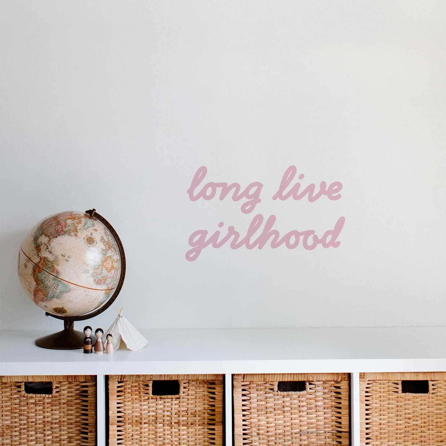 Girlhood Calligraphy Wall Decal Decals Urbanwalls 