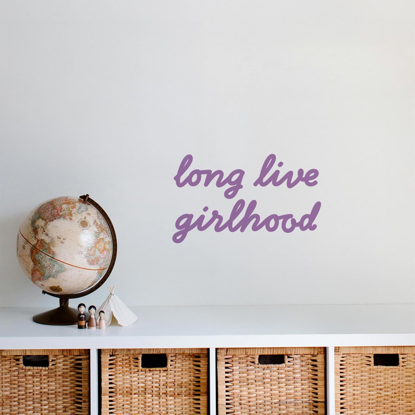 Girlhood Calligraphy Wall Decal Decals Urbanwalls 