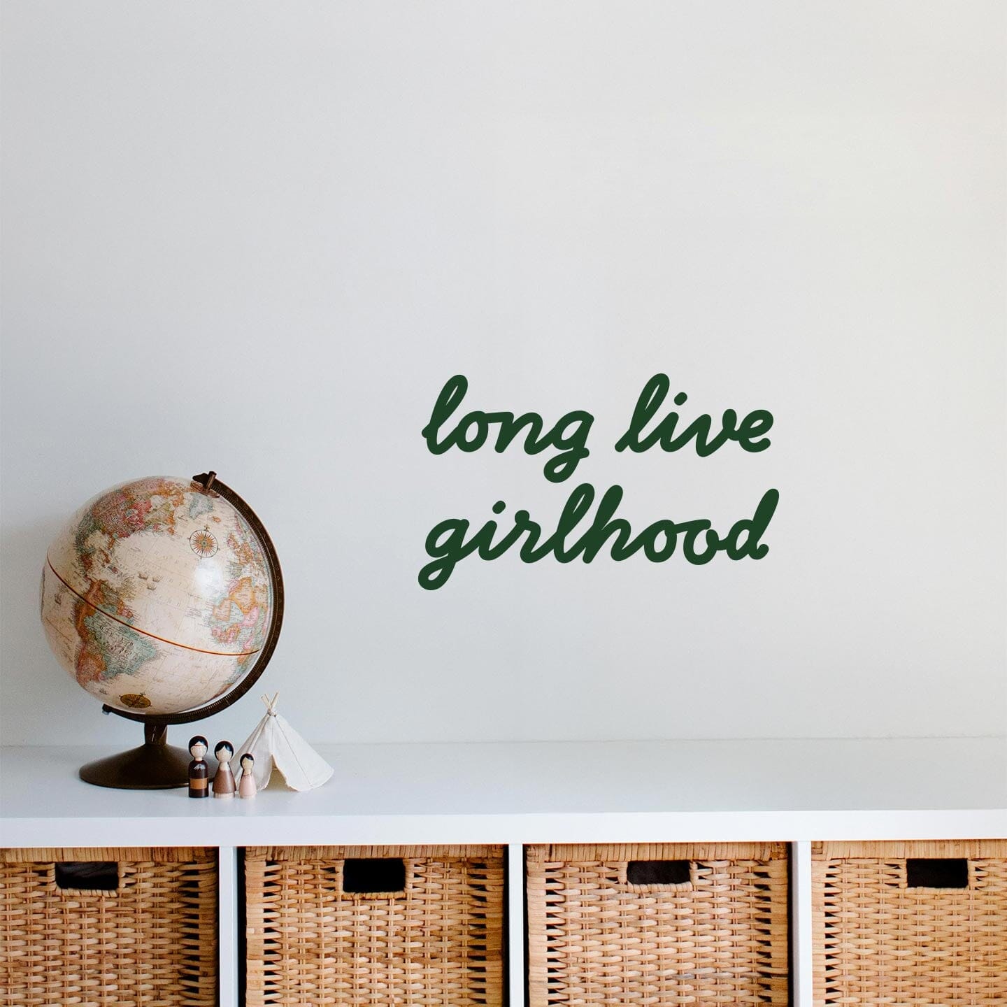 Girlhood Calligraphy Wall Decal Decals Urbanwalls 