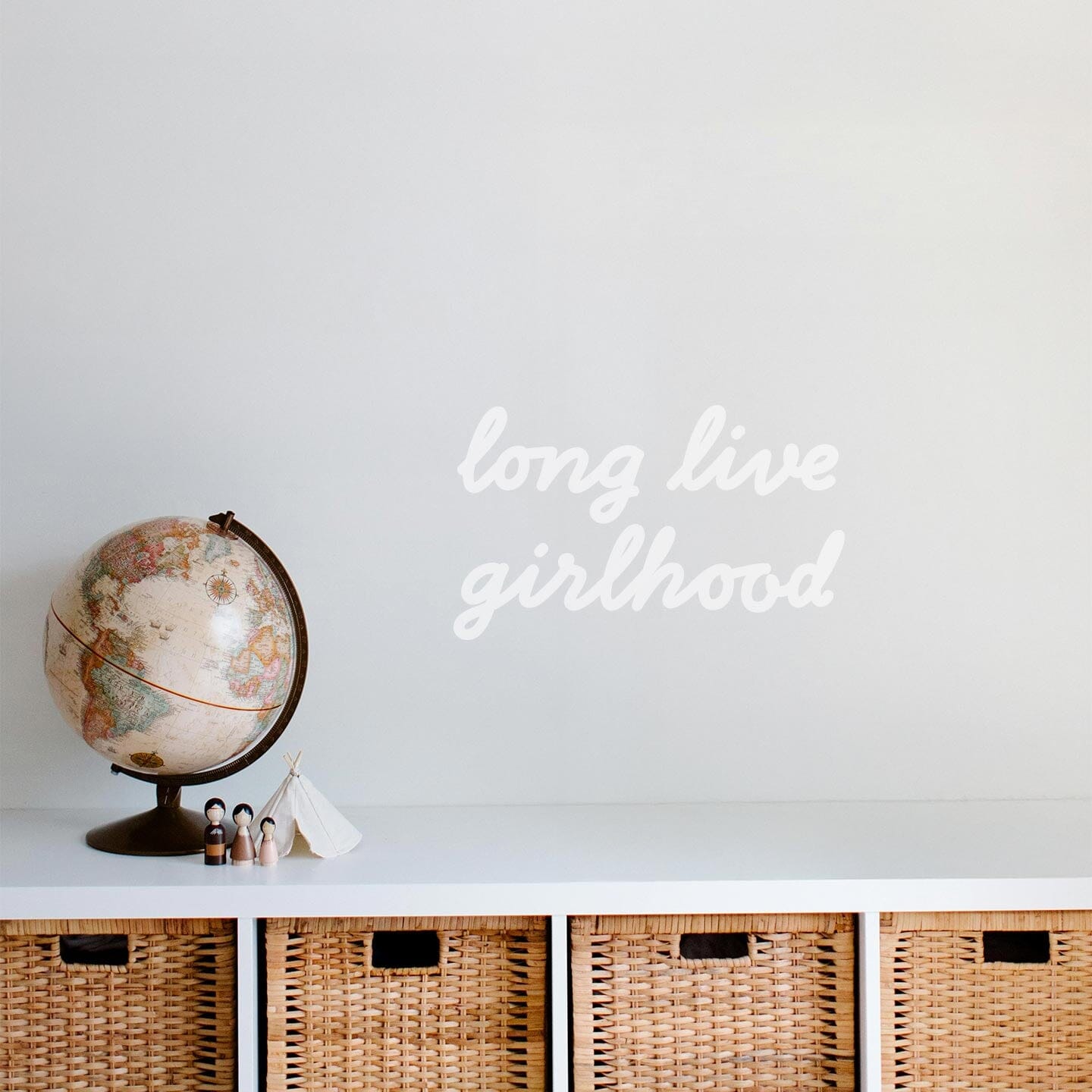 Girlhood Calligraphy Wall Decal Decals Urbanwalls 