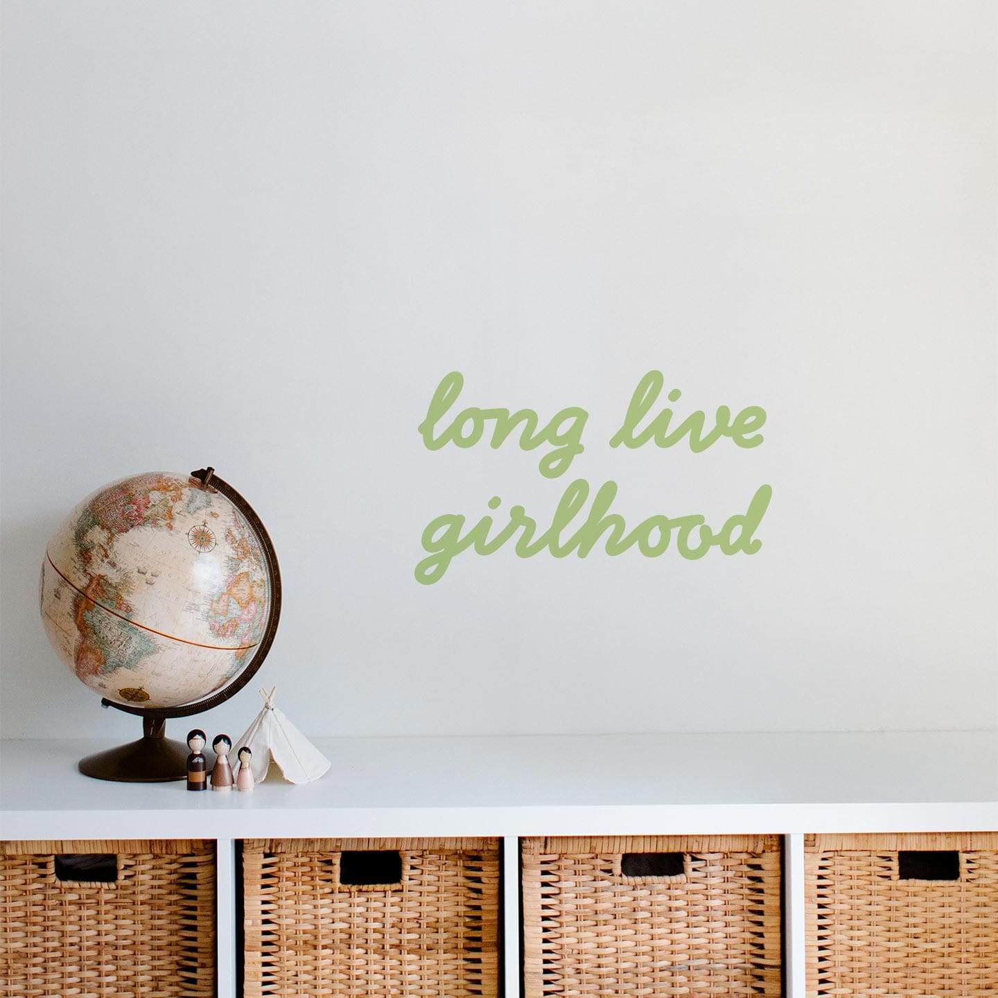 Girlhood Calligraphy Wall Decal Decals Urbanwalls 