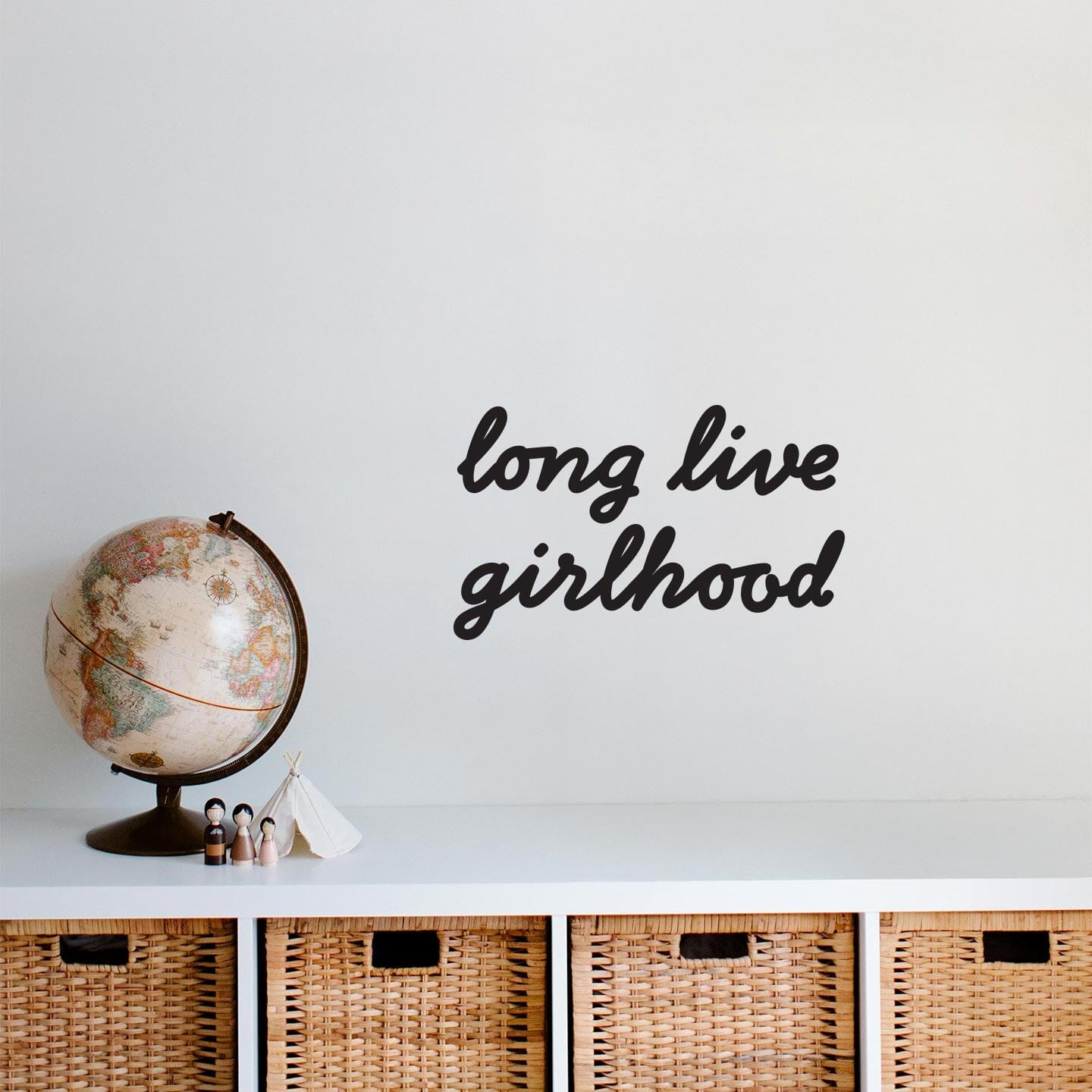 Girlhood Calligraphy Wall Decal Decals Urbanwalls 