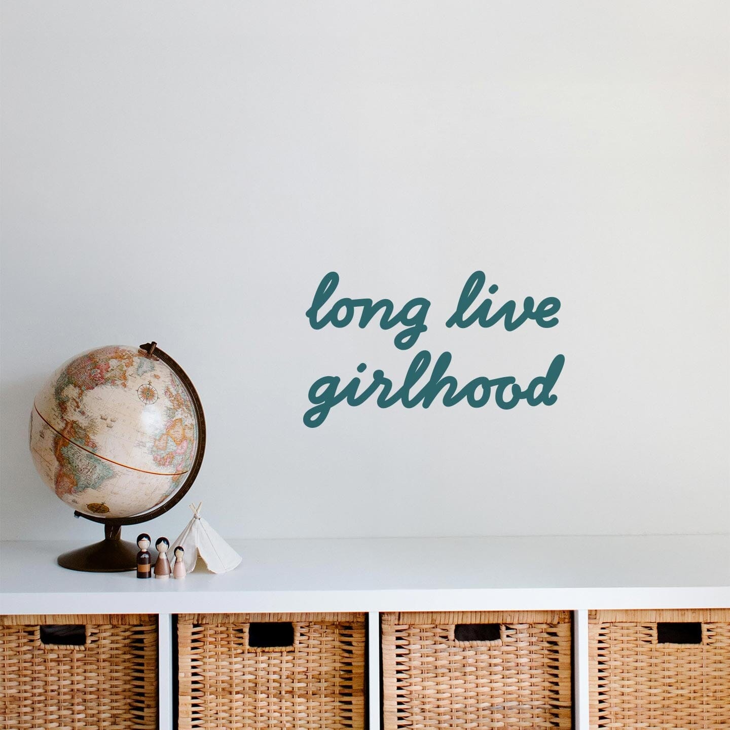Girlhood Calligraphy Wall Decal Decals Urbanwalls 