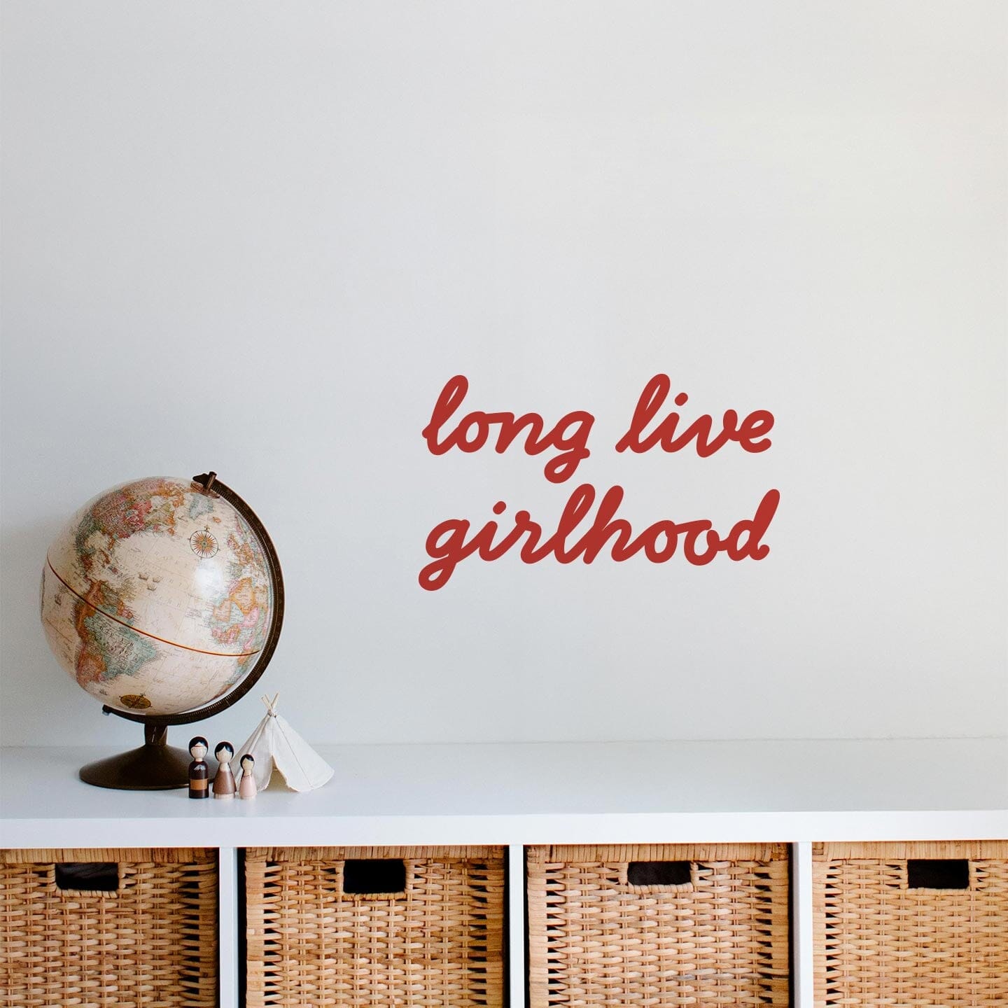 Girlhood Calligraphy Wall Decal Decals Urbanwalls 
