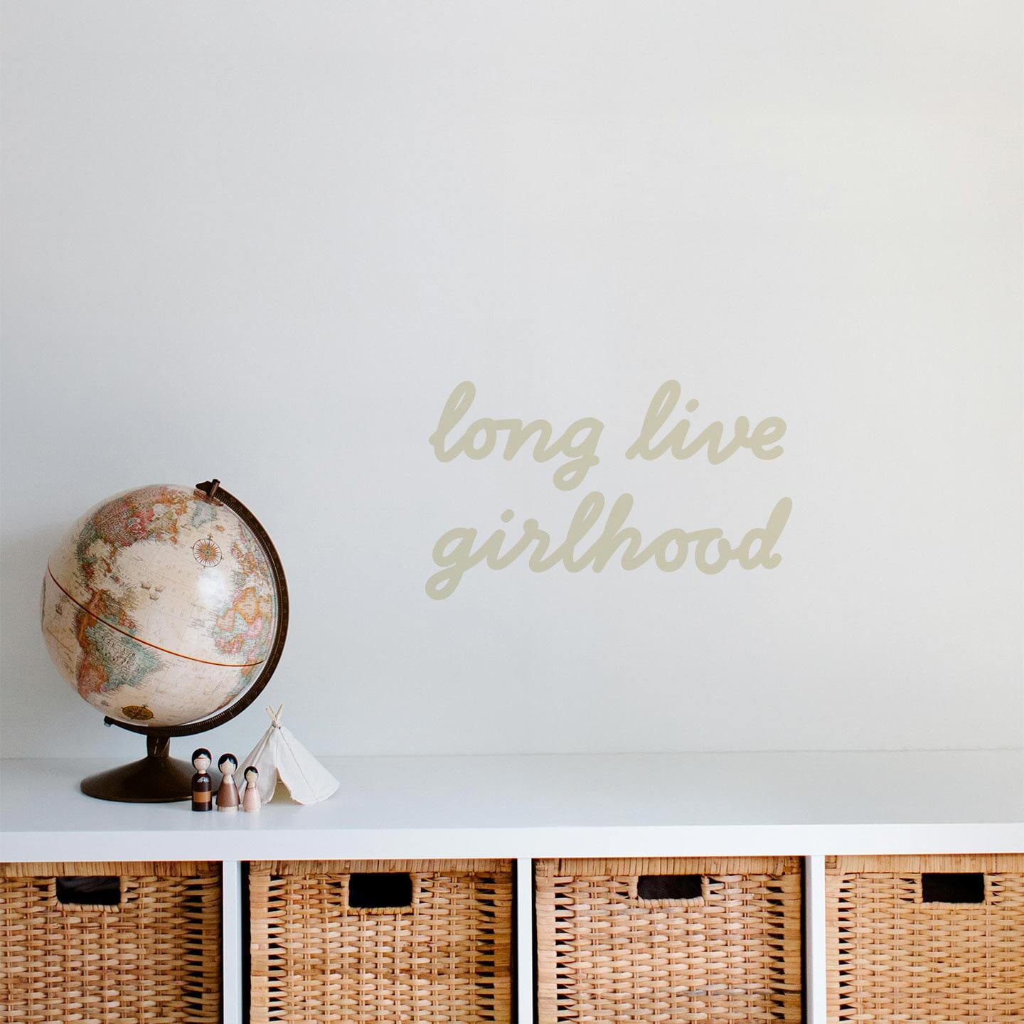 Girlhood Calligraphy Wall Decal Decals Urbanwalls 