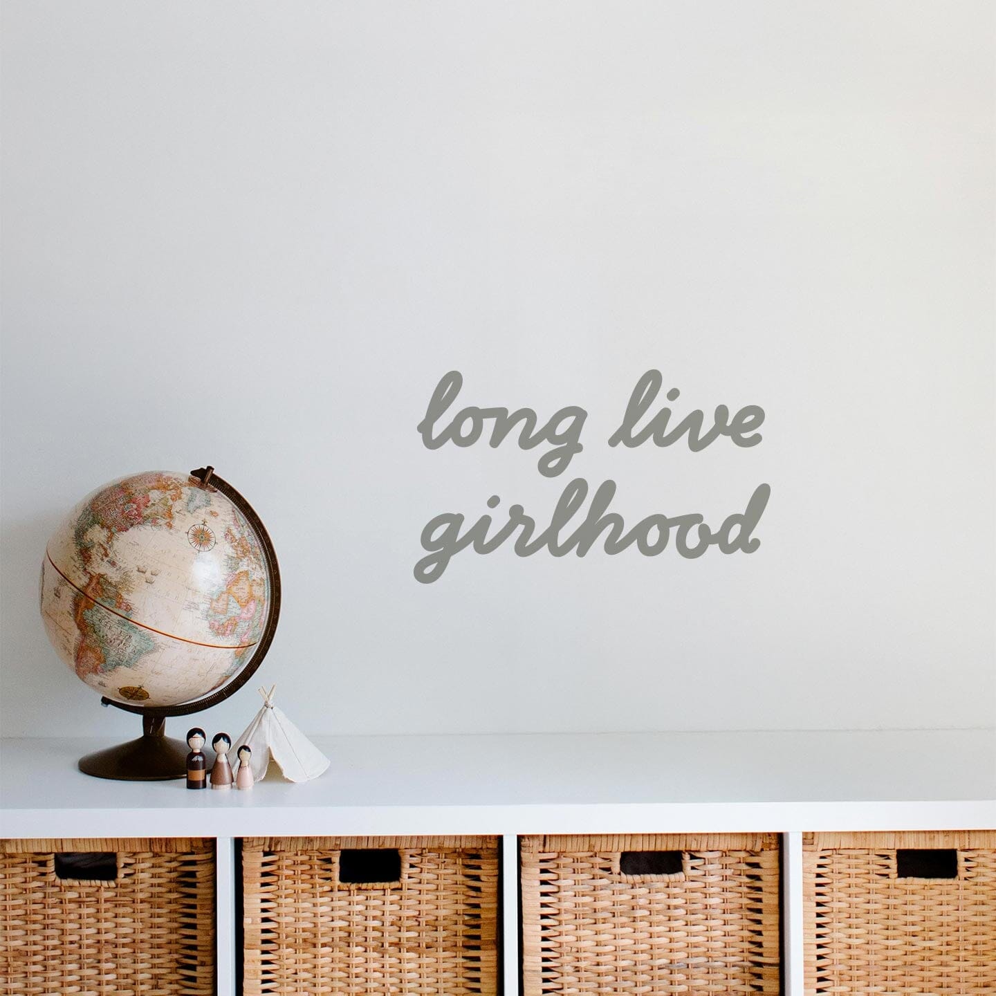 Girlhood Calligraphy Wall Decal Decals Urbanwalls 