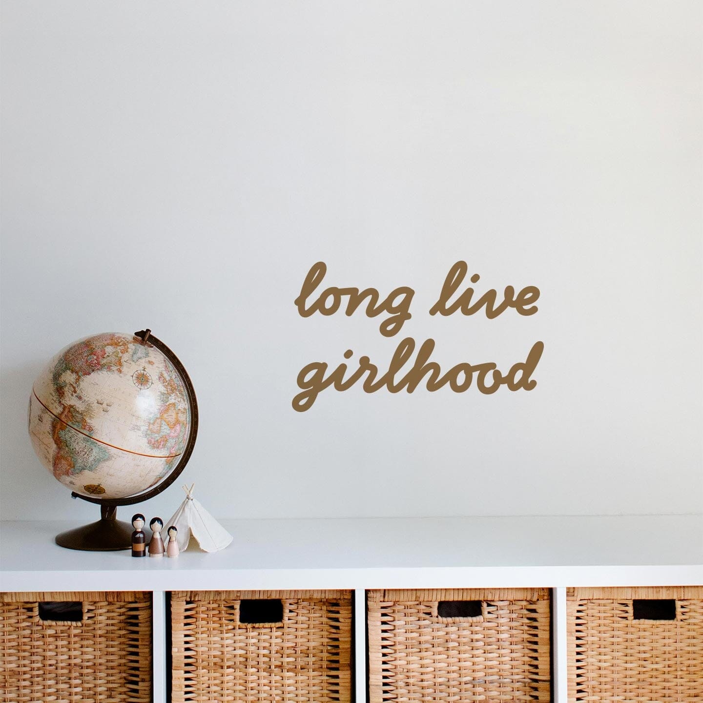Girlhood Calligraphy Wall Decal Decals Urbanwalls 
