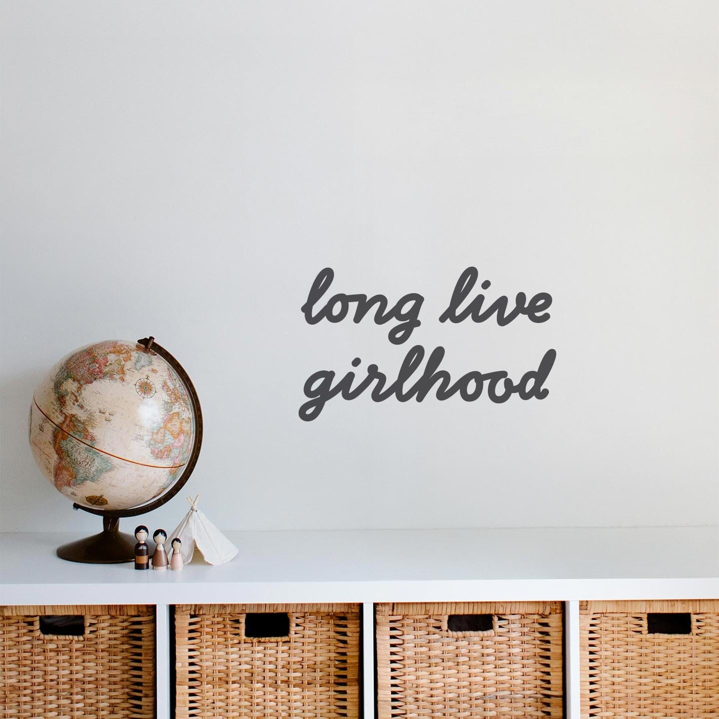 Girlhood Calligraphy Wall Decal Decals Urbanwalls 