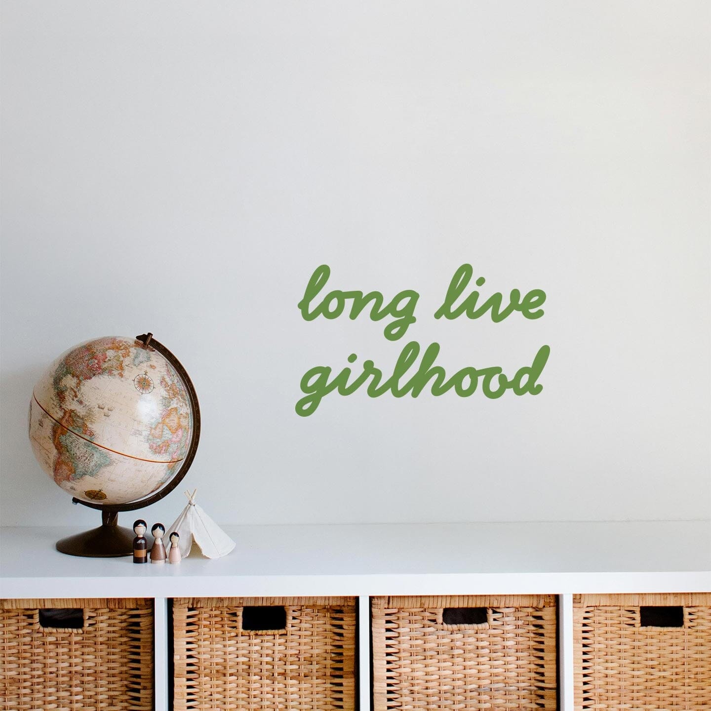 Girlhood Calligraphy Wall Decal Decals Urbanwalls 