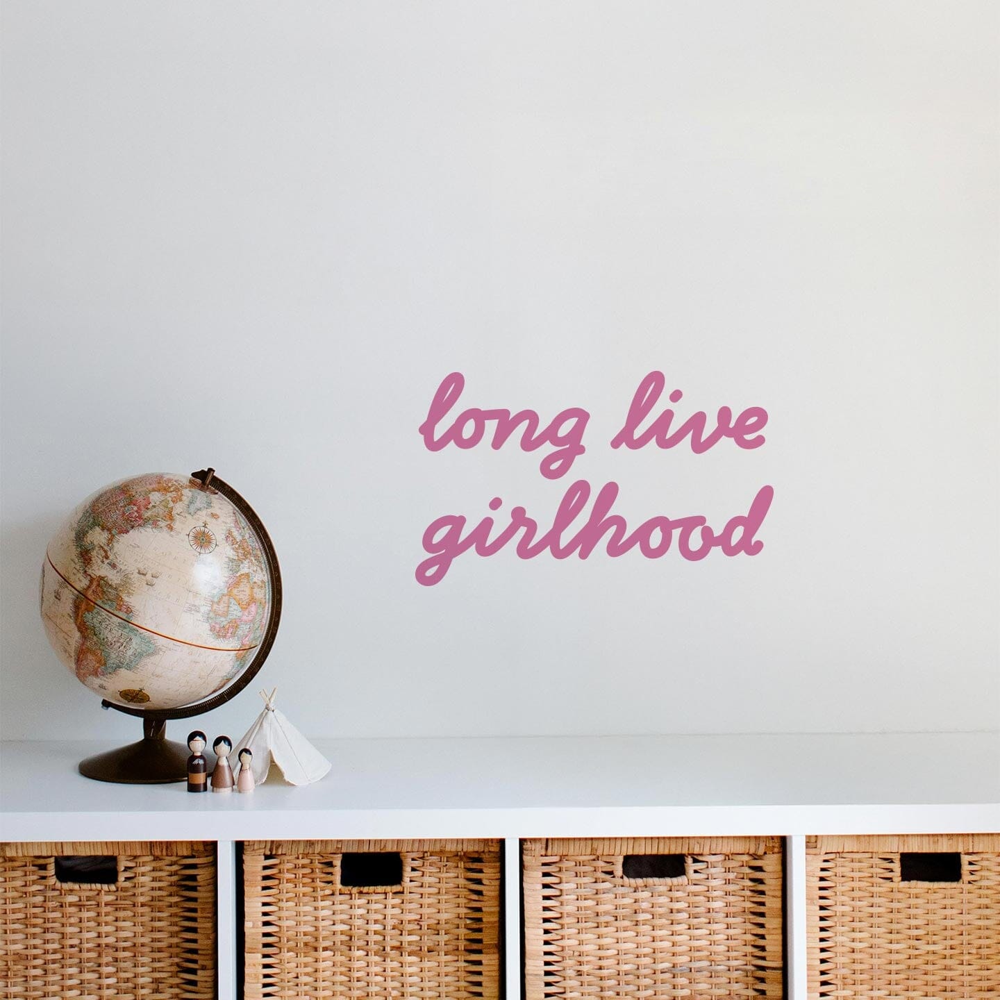 Girlhood Calligraphy Wall Decal Decals Urbanwalls 
