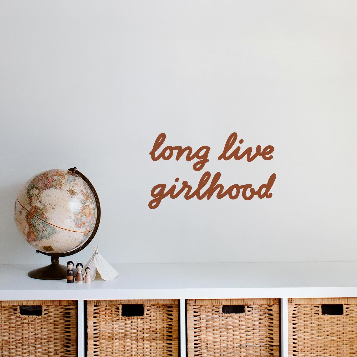 Girlhood Calligraphy Wall Decal Decals Urbanwalls 
