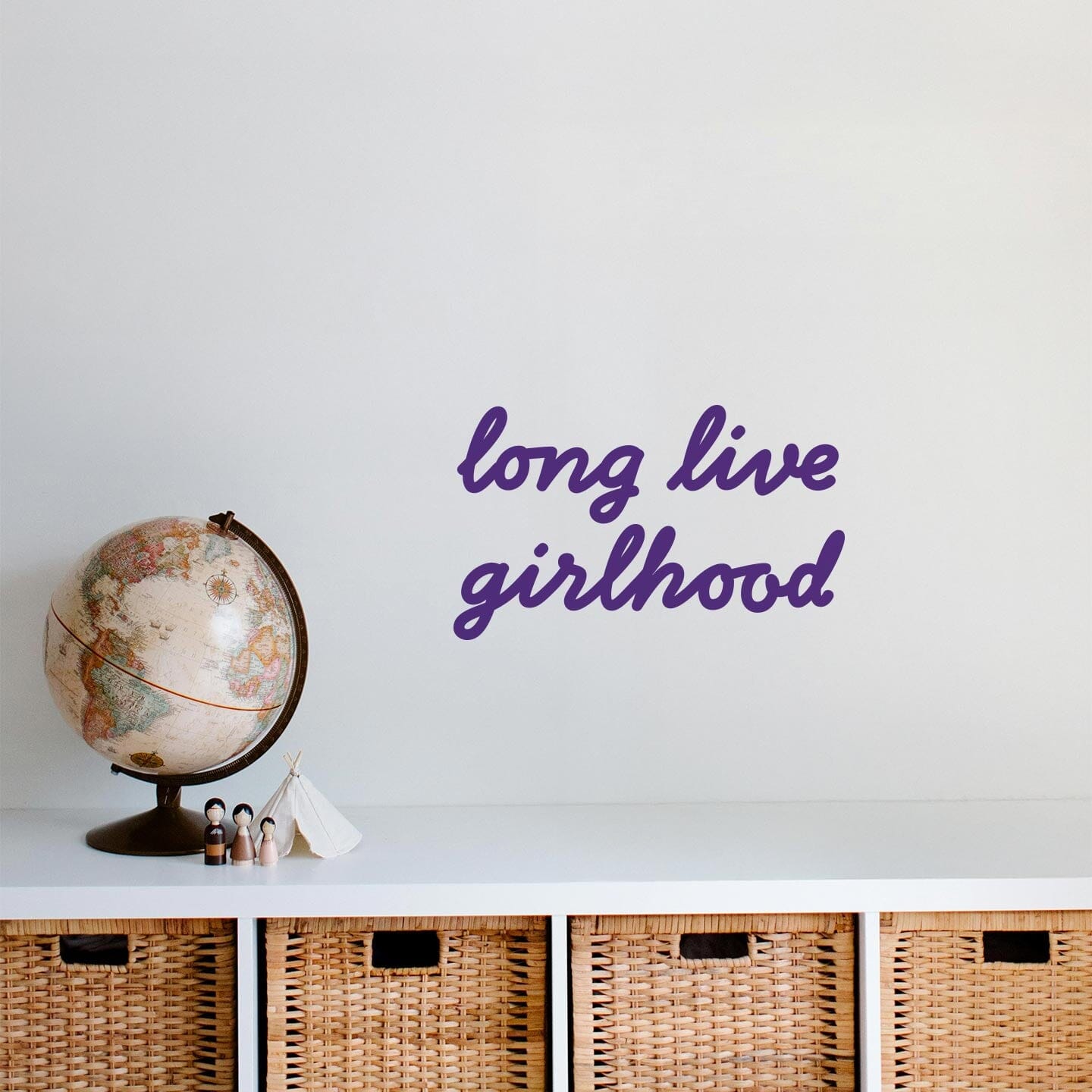 Girlhood Calligraphy Wall Decal Decals Urbanwalls 